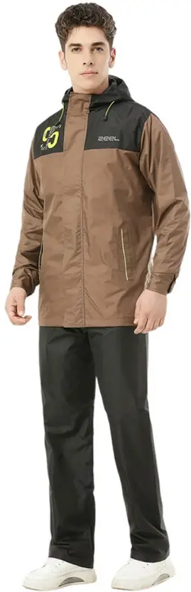 Solid Men Raincoat