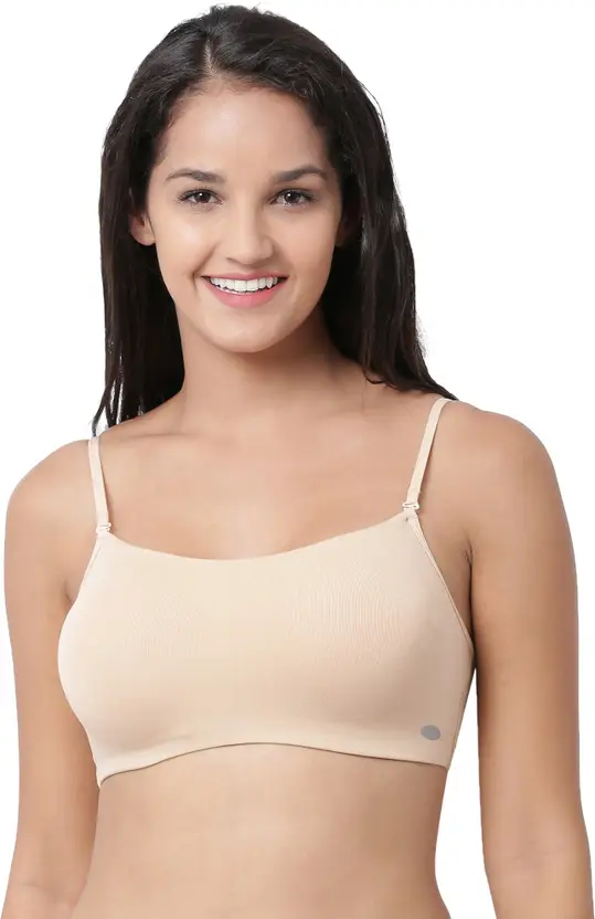 Women Cami Bra Non Padded Bra  (Beige)