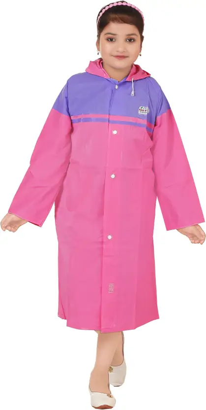new eraa Solid Boys & Girls Raincoat
