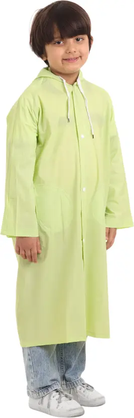 Solid Boys & Girls Raincoat