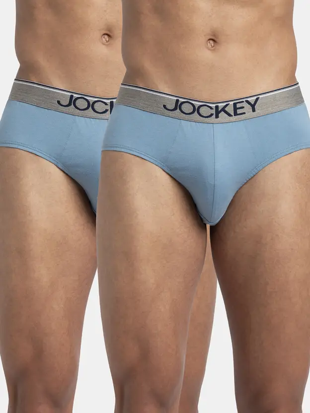 JOCKEY  Pack of 2 8037 Super Combed Cotton Solid Men Brief