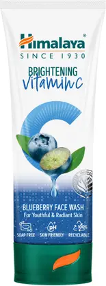 HIMALAYA Brightening Vitamin C Blueberry , Brightening Face Cleanser, Remove Dull Skin Face Wash 